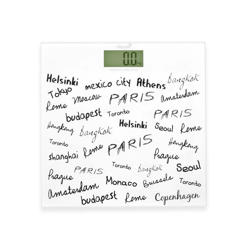 Pèse personne extra slim HWS50 blanc Harper