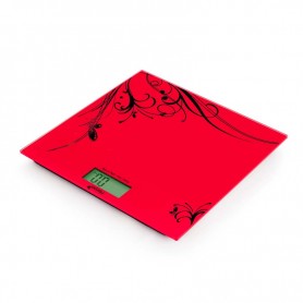 Pèse personne extra slim écran digital PEARL2 rouge Harper