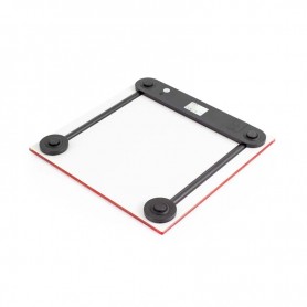 Pèse personne extra slim écran digital PEARL2 rouge Harper