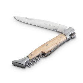 COUTEAU BOIS GENEVRIER MODELE BARMAN BOIS GENEVRIER