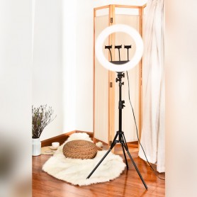 Selfie sur trépied professionnel avec 3 supports téléphone RL18 Wi light