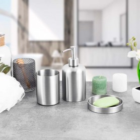 Set salle de bain 3 pièces inox SDB3 Harper