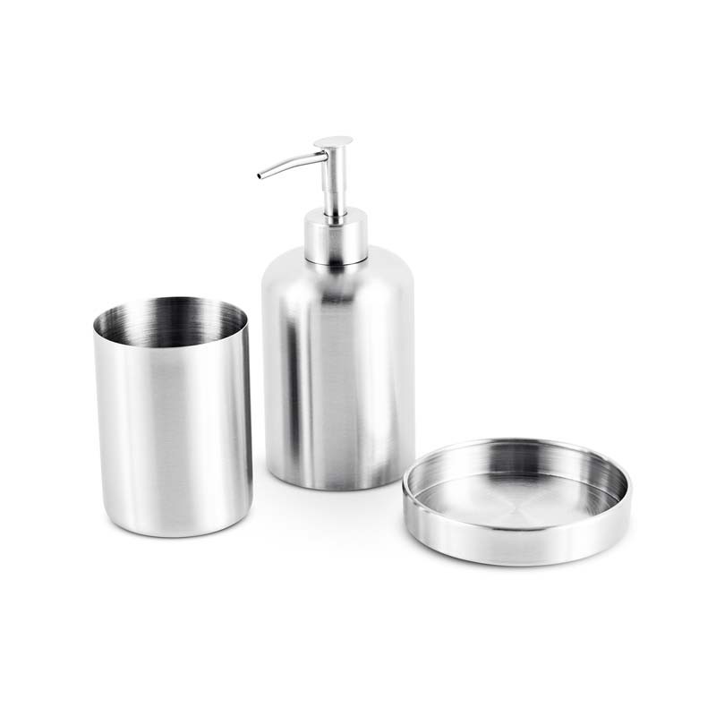 Set salle de bain 3 pièces inox SDB3 Harper
