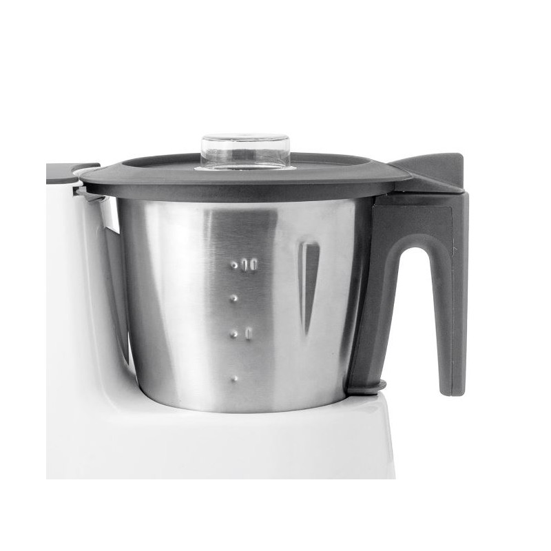 BOL AVEC COUVERCLE ET VERRE MESUREUR COMPATIBLE AVEC LE ROBOT MULTIFONCTION CHAUFFANT CUISIO REVERSE
