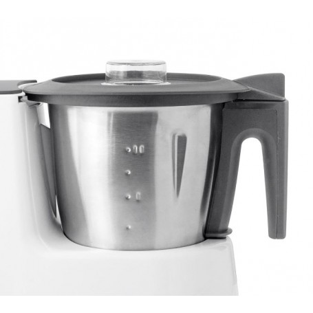 BOL AVEC COUVERCLE ET VERRE MESUREUR COMPATIBLE AVEC LE ROBOT MULTIFONCTION CHAUFFANT CUISIO REVERSE