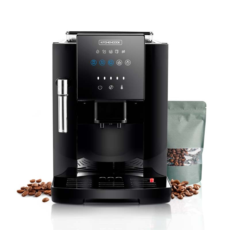 MACHINE A EXPRESSO 19 BARS AVEC BROYEUR AUTOMATIQUE 1450W COFIX LATTE DE KITCHENCOOK