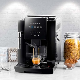 MACHINE A EXPRESSO 19 BARS AVEC BROYEUR AUTOMATIQUE 1450W COFIX LATTE DE KITCHENCOOK