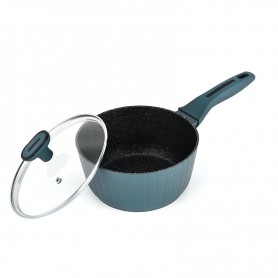 CASSEROLE EN ALUMINIUM FORGÉ 16CM AVEC COUVERCLE TFI BOREAL CAS16TFI DE KITCHENCOOK