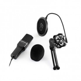 Microphone studio à condensateur avec directivité cardioïde MIC250