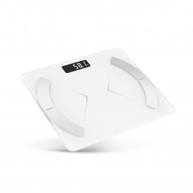 Pèse personne connecté 13 données corporelles IFIT blanc Yoghi