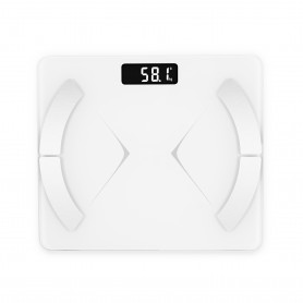 Pèse personne connecté 13 données corporelles IFIT blanc Yoghi