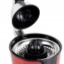Presse agrumes inox double cônes et filtre en acier PRESSPRO rouge Kitchencook