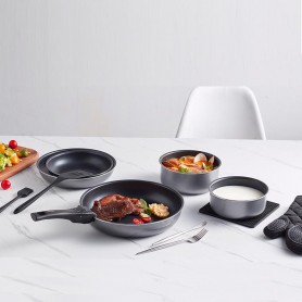 Batterie de cuisine 10 pcs aluminium anti adhésif TFI TITANE10 Kitchencook