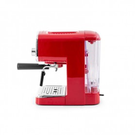 Machine à expresso café moulu avec buse vapeur LITTLE_ITALY_RED Kitchencook