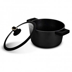 Faitout 28cm fonte d'aluminium anti adhésif TFI BRASS Kitchencook