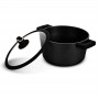 Faitout 28cm fonte d'aluminium anti adhésif TFI BRASS Kitchencook