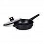 Sauteuse 24cm fonte d'aluminium anti adhésif TFI BRASS Kitchencook