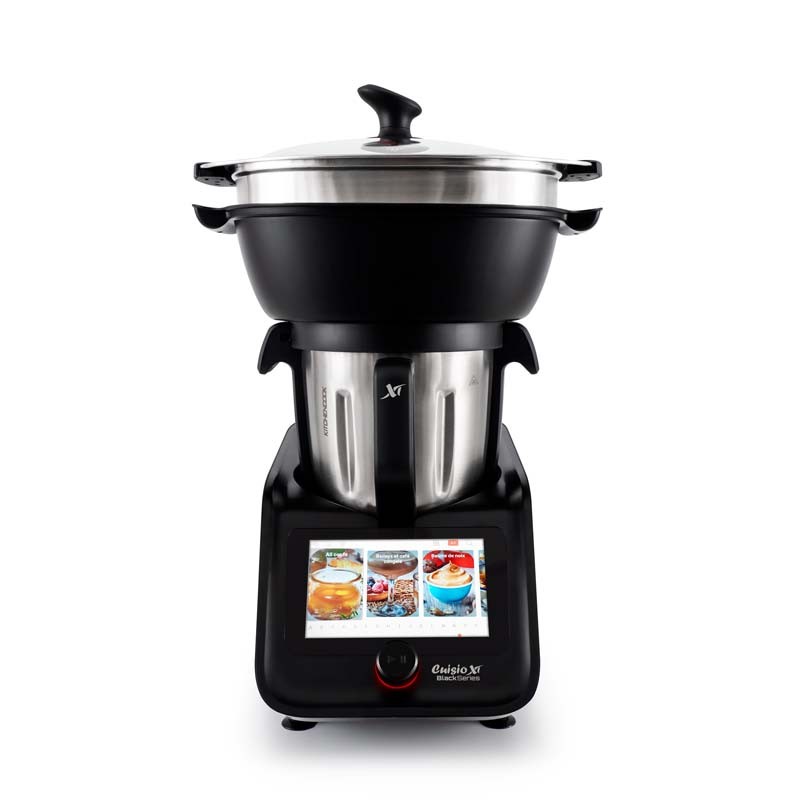 Robot cuiseur connecté 1200 recettes CUISIOXTCONNECT noir Kitchencook