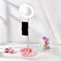 MIROIR SELFIE AVEC LED MRR1 PINK DE YOGHI