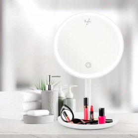 Miroir bluetooh LED avec micro et haut parleur BE LITE Yoghi