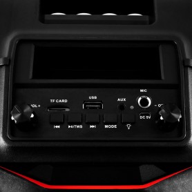 Enceinte LED bluetooth avec jeu de lumière et micro BOOMLED Dynabass