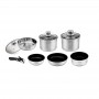 Batterie De Cuisine Inox Amovible 10 Pcs TFI FLEX10 IX De Kitchencook