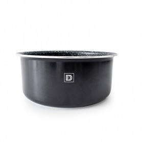 Casserole aluminium 18cm TFI GENESIS noir Durand Dupont