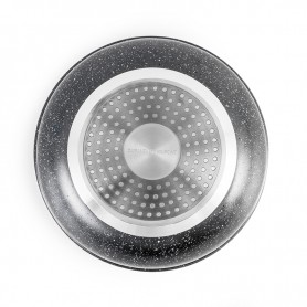 Wok aluminium 24cm TFI GENESIS gris Durand Dupont