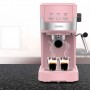 Machine à expresso moulu et dosette 20 bars COLORMOST Kitchencook rose