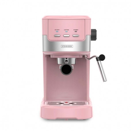 Machine à expresso moulu et dosette 20 bars COLORMOST Kitchencook rose