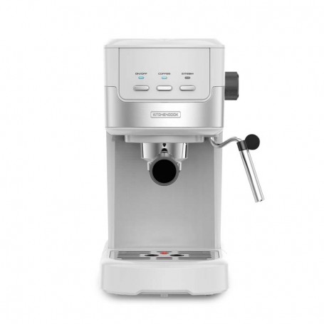 Machine à expresso moulu et dosette 20 bars COLORMOST Kitchencook blanc