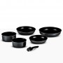 Batterie de cuisine aluminium anti adhésif 6PCS TFI DEEP6 KITCHENCOOK