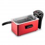 Friteuse Semi-Pro Inox 2100w 3l Avec Fenêtre En Verre Rouge KFRY - Reconditionné