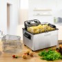 Friteuse Semi-Pro 3000w 5l Avec Fenêtre En Verre K-FRY XL INOX - Reconditionné
