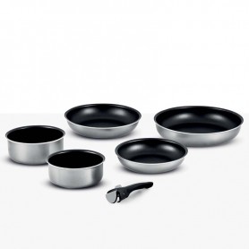 Batterie De Cuisine 6pcs Aluminium Avec Poignée Amovible TFI FEEL6G - Reconditionné
