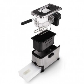 Friteuse 3.5L avec système de filtration d'huile FRY SMART de Kitchencook