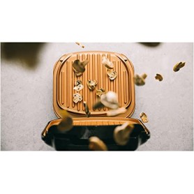 Grill cuivre de titane anti adhésif avec récupérateur de graisse  GRILL_02