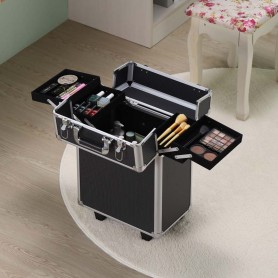 Valise trolley de maquillage MAKE ME UP GO noir Prego