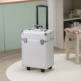 Valise trolley de maquillage MAKE ME UP GO gris Prego