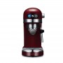 Machine à expresso 19 bars avec buse inox LITTLE VENICE bordeaux Kitchencook