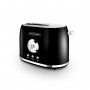 Grille pain style rétro double fentes RETRO TOAST noir de Kitchencook