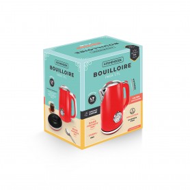 BOUILLOIRE STYLE RETRO 1,7L RETRO TEA RED DE KITCHENCOOK