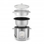 Cuiseur à riz 1.8L avec cuve métal et panier vapeur  JAPAN X Kitchencook gris