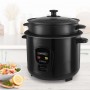 Cuiseur à riz 1.8L avec cuve métal et panier vapeur  JAPAN X Kitchencook noir