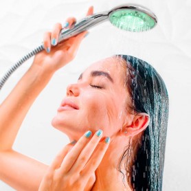 POMMEAU DE DOUCHE ECOFILTER LED DE YOGHI