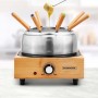 Appareil à fondue base bambou 8 personnes ECOWOOD Kitchencook