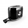 Grille pain style rétro double fentes RETRO TOAST noir de Kitchencook