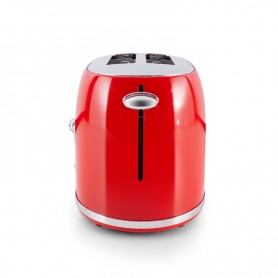 Grille pain style rétro double fentes RETRO TOAST rouge Kitchencook