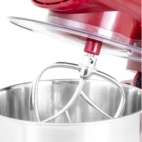 Robot pétrin avec bol inox 5L AK80V2 Kitchencook Rouge