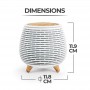 Diffuseur d'arôme, humidificateur et lampe Ultrasonique AROMI blanc Yoghi